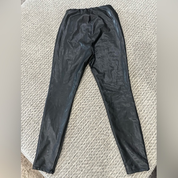 EXPRESS Faux Leather Leggings, EUC! - Picture 2 of 4